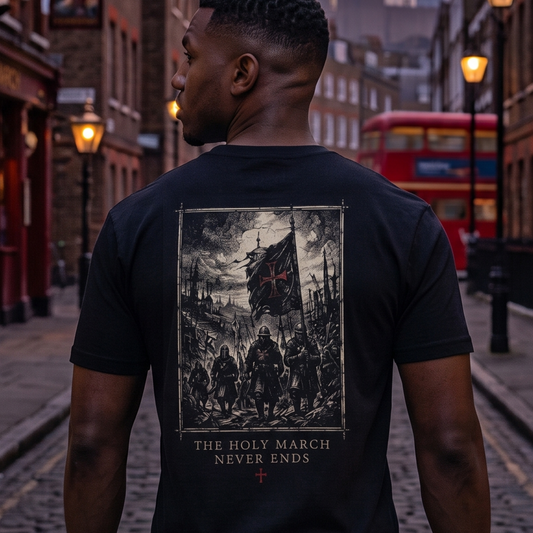 #04 THE HOLY MARCH NEVER ENDS - BLACK | Faithful Propaganda Series