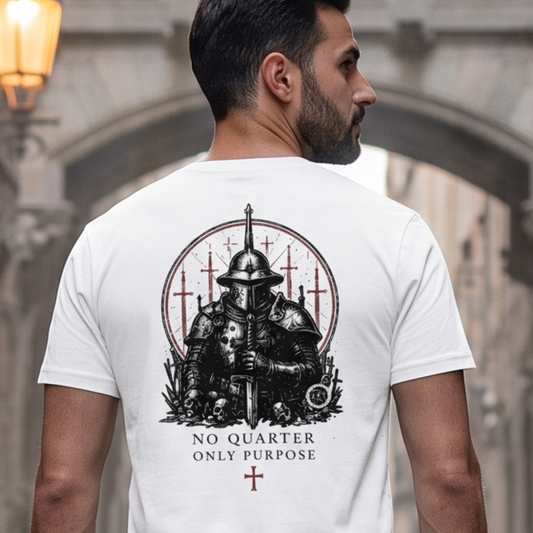#03 NO QUARTER ONLY PURPOSE - WHITE | Faithful Propaganda Series