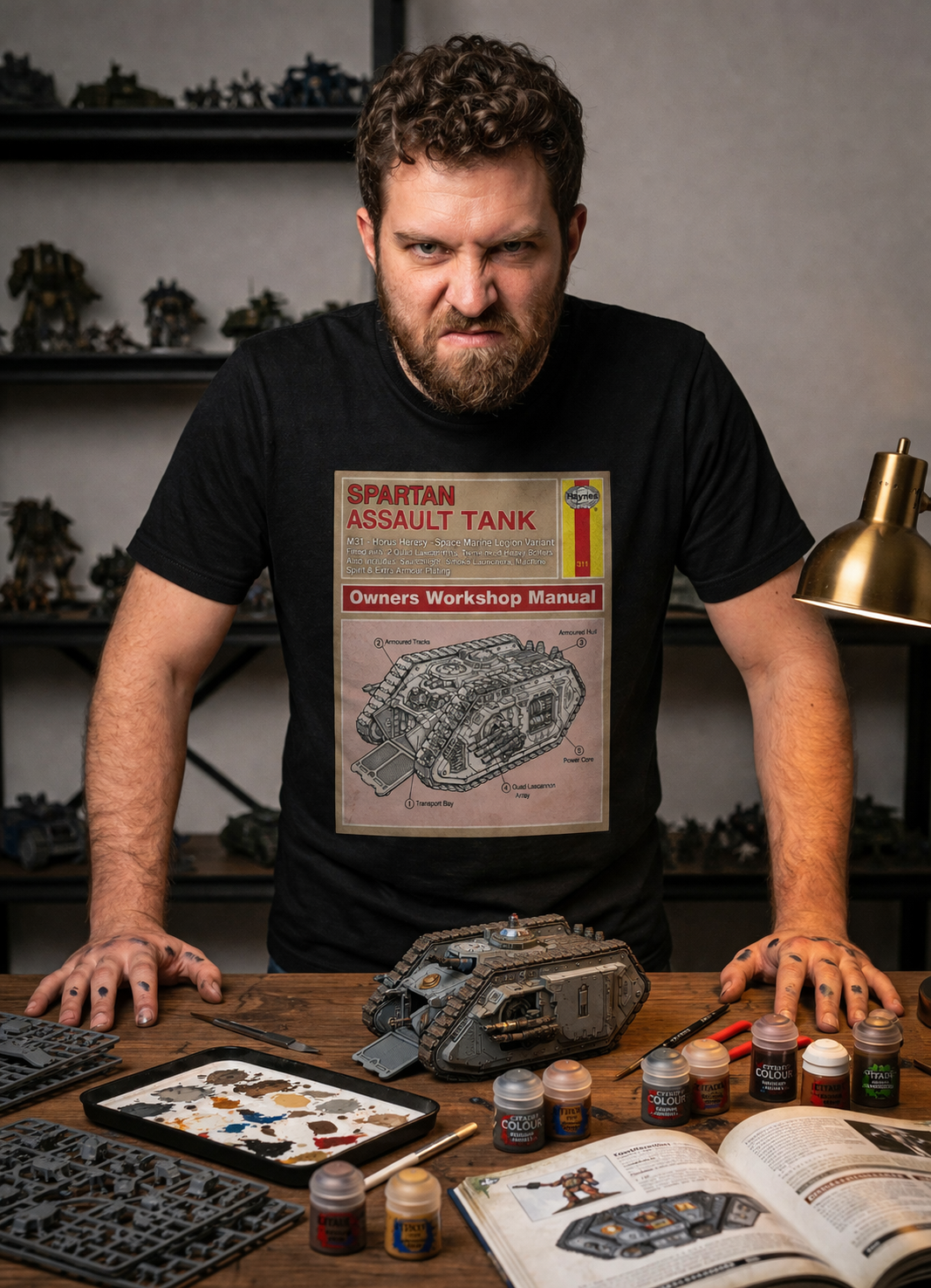 Spartan – Owners Workshop Manual T-Shirt